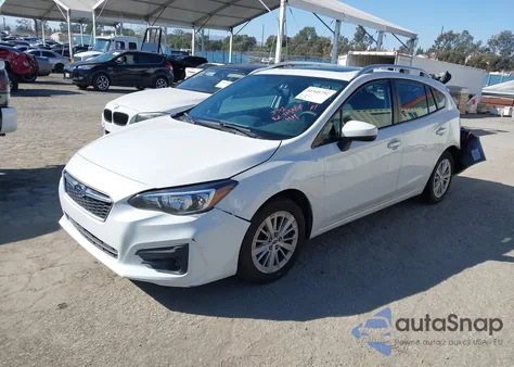 2018 Subaru Impreza 2.0I Premium from USA, damaged, VIN 4S3GTAB62J3724625